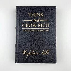 Think and Grow Rich Deluxe Edition Napoleon Hill Black Hardcover